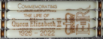 Queen Elizabeth Memorial Bobbin - Bone